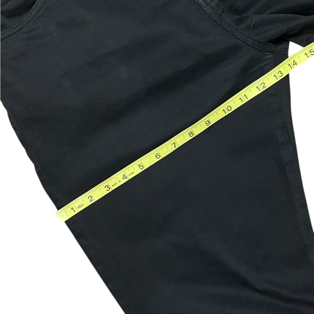 AG Everett Black Jeans Slim Straight Stretch 38 x 34 Adriano Goldschmied - Picture 7 of 10